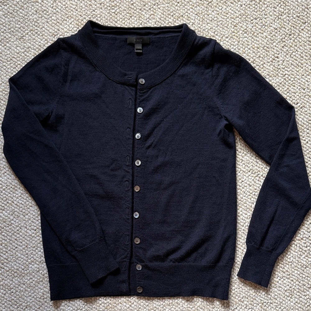 J. Crew Women’s Navy Jackie Cardigan Sweater